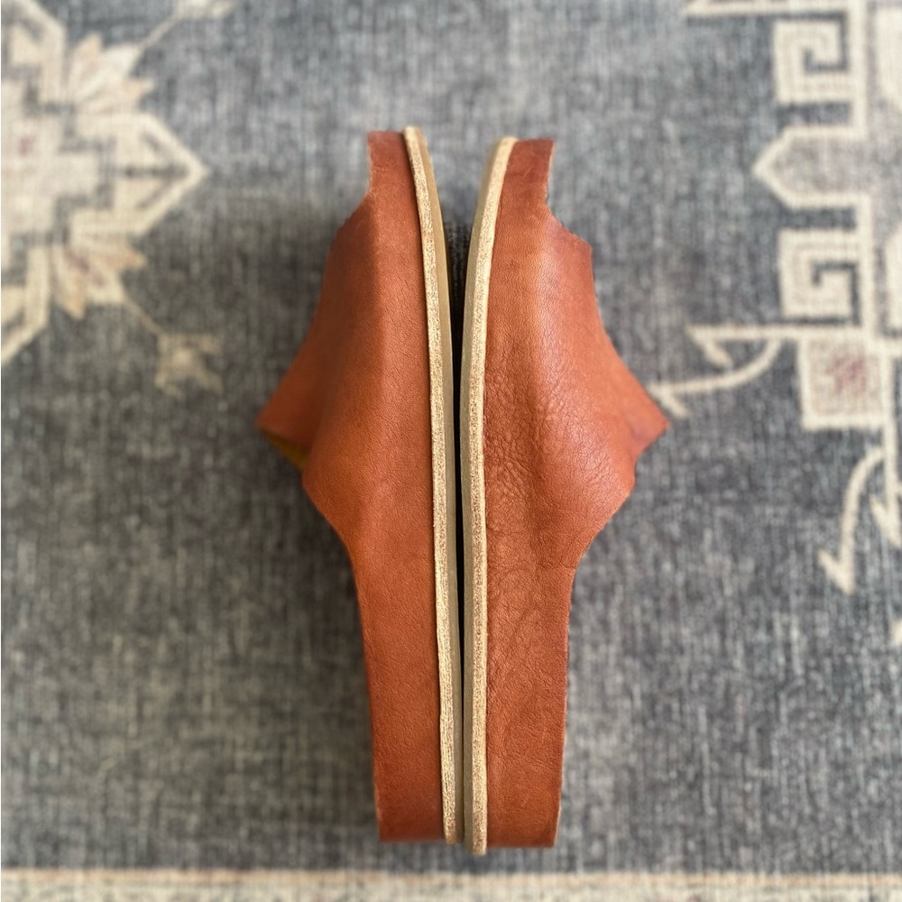 Kork-Ease Women's Open-Toe Slide Sandals in Chestnut Brown - Picture 3 of 5